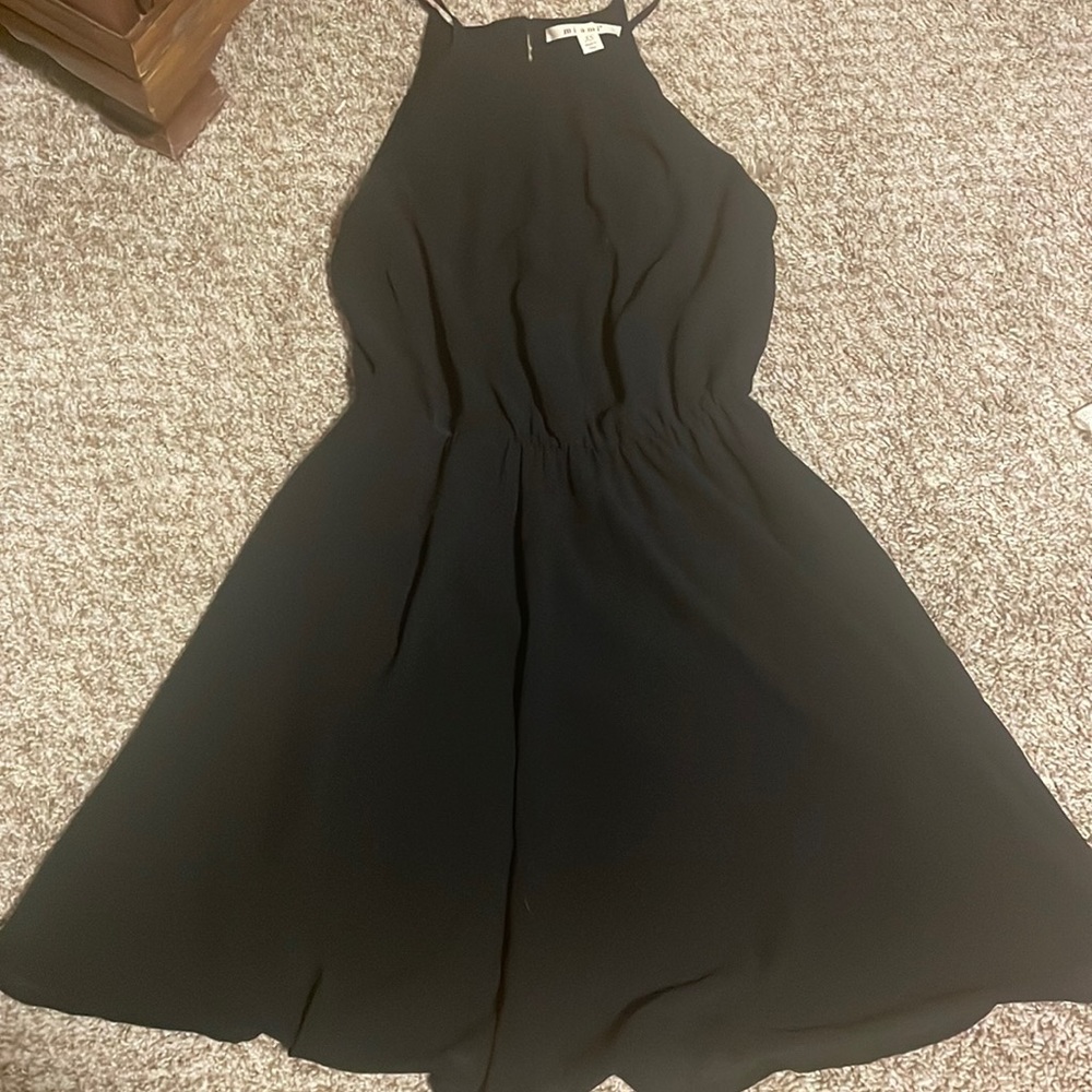 Black short dress